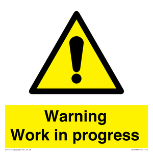 Warning Work in progress